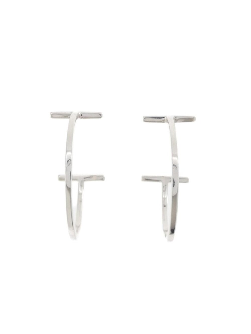 Tiffany & Co T-wire Hoop Medium Earrings